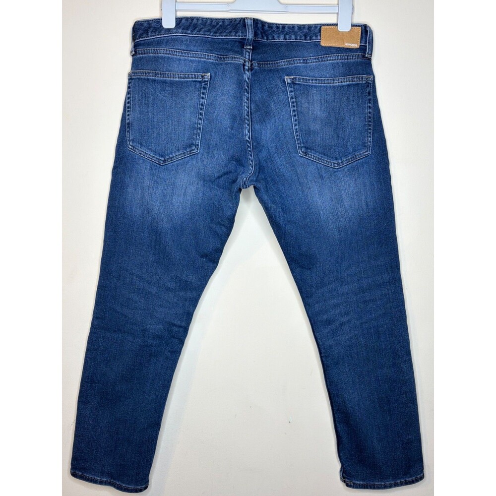 Bonobos Men's Blue Cotton Blend Slim Jeans Size 36
